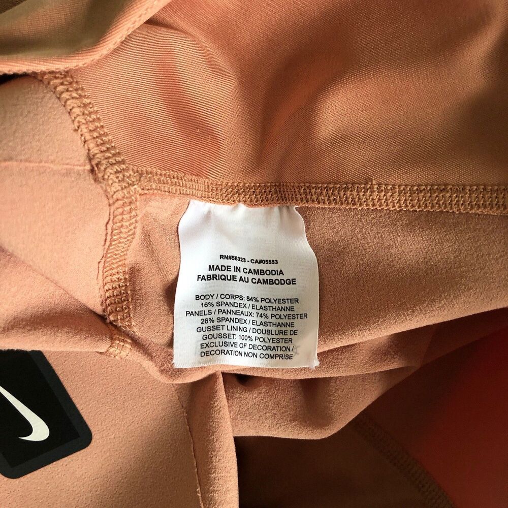 Nike Tech Pack Power Pocket LUX Training Tights Pants Blush Pink Women's Small - Picture 11 of 11